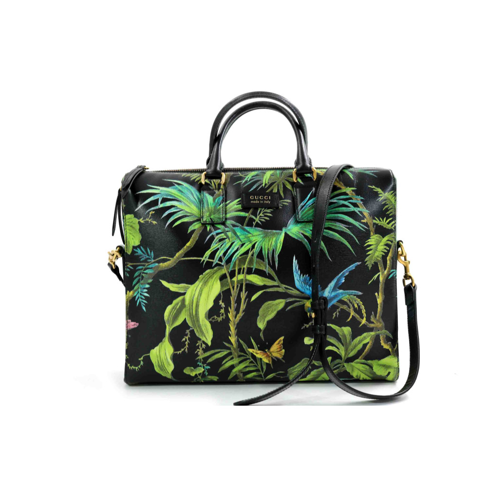 Gucci Portadocumenti Tela Tropicale