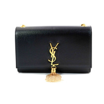 Saint Laurent Kate Tassel Pelle Nera