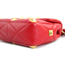 Valentino Roman Stud Pelle Rossa