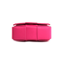 Bottega Veneta Cassette Mini Pelle Rosa