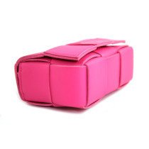 Bottega Veneta Cassette Mini Pelle Rosa