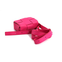 Bottega Veneta Cassette Mini Pelle Rosa