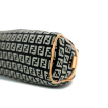 Fendi Bassotto Tela Nera e Grigia