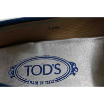 Tod's Mocassino Scamosciato Azzurro