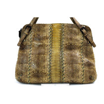 Bottega Veneta Shopping Pitone Marrone e Giallo