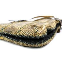 Bottega Veneta Shopping Pitone Marrone e Giallo