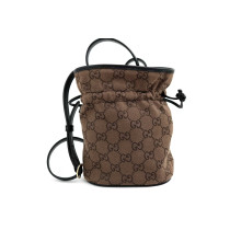 Gucci Secchiello Tela Marrone