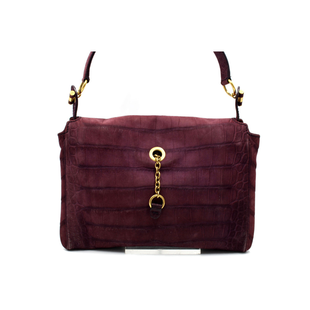 Saint Laurent Shopping Nabuk Viola