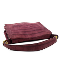 Saint Laurent Shopping Nabuk Viola