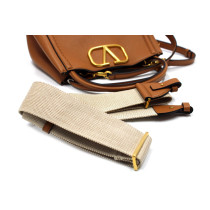 Valentino Double Handle Medium Pelle Cuoio