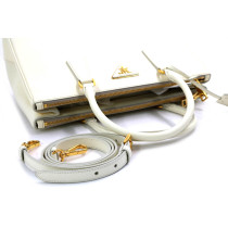 Prada Galleria Pelle Bianca