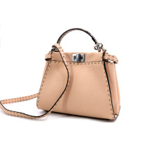 Fendi Peekaboo Mini Selleria Rosa Leder