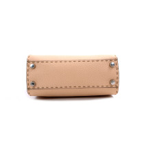 Fendi Peekaboo Mini Selleria Pelle Rosa