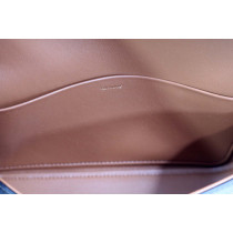 Celine Triomphe Long Pelle Marrone