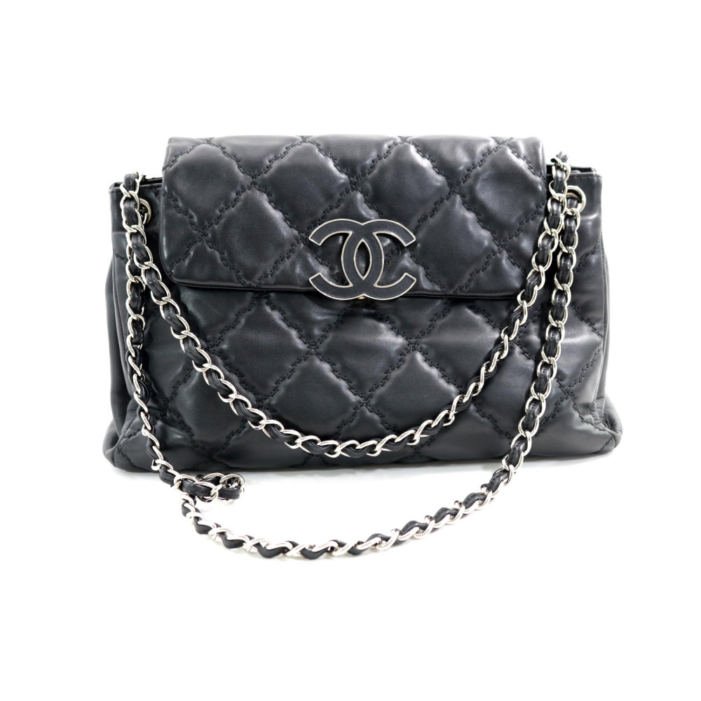 Chanel Hamptons Pelle Nera