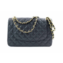 Chanel Jumbo Pelle Caviar Nera
