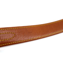 Louis Vuitton Cintura Tela e Pelle Marrone