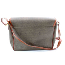 Fendi Tracolla Vintage Tela e Pelle Marrone