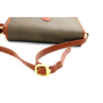 Fendi Tracolla Vintage Tela e Pelle Marrone