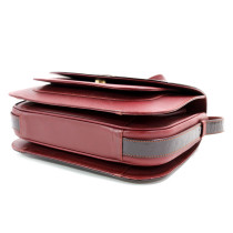 Cartier Tracolla Vintage Pelle Bordeaux