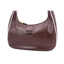 Miu Miu Wander Pelle Bordeaux