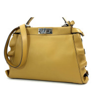 Fendi Peekaboo Waves  Pelle marrone chiaro