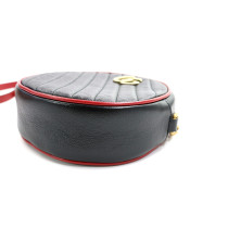 Gucci Round Pelle Nera e Rossa
