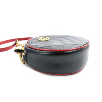 Gucci Round Pelle Nera e Rossa