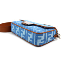 Fendi Baguette Denim Azzurro