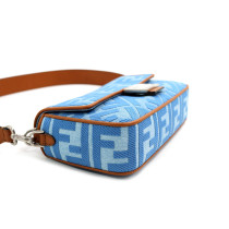 Fendi Baguette Denim Azzurro