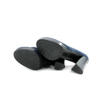 Tod's Decollete Camoscio Blu