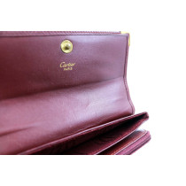 Cartier Pochette Pelle Bordeaux