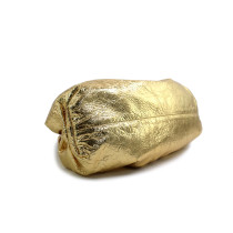 Bottega Veneta Cloutch Pelle Oro