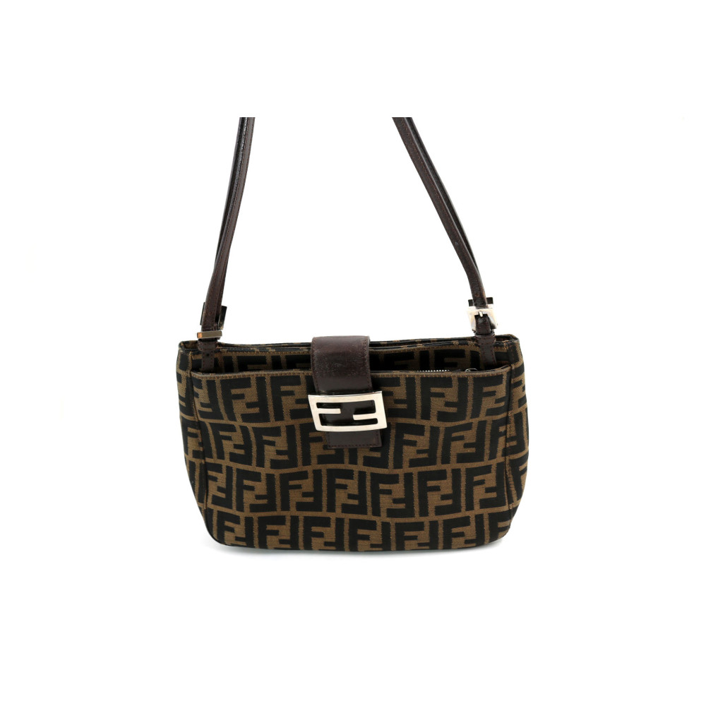 Fendi Shopping Tela Marrone