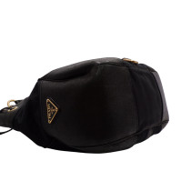 Prada Shopping Bag Pelle e Tessuto Nero