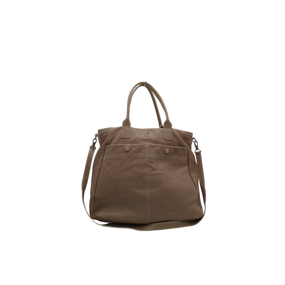 Hogan Shopping Bag Pelle Beige