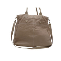 Hogan Shopping Bag Pelle Beige