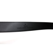 Gucci Cintura 70 GG opaca pelle nera