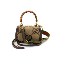 Gucci Bamboo 1947 Jumbo Beige