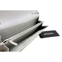 Fendi Woc By Marc Jacobs Pelle Bianco e Giallo Fluo