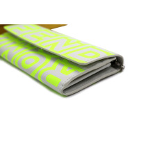 Fendi Woc By Marc Jacobs Pelle Bianco e Giallo Fluo