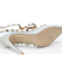 Valentino Escarpins Gris Clair