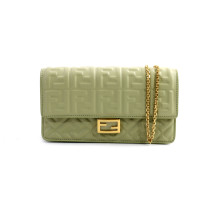 Fendi Woc Pelle Verde Acqua