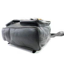 Gucci Zaino Bamboo Pelle Nera