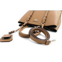 Prada Double Pelle Saffiano Beige