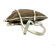 Prada Shopping Tela Jaquard Beige