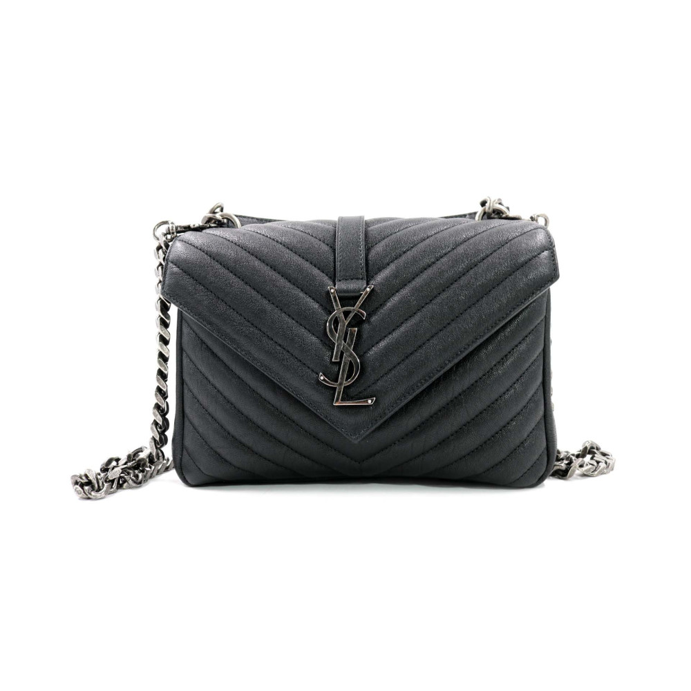 Saint Laurent College Pelle Nera