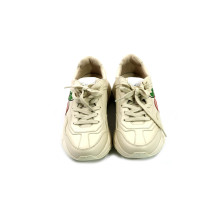 Gucci Sneaker Rhyton Pelle Panna