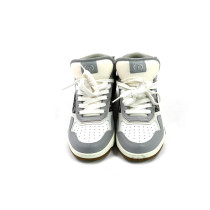 Dior Sneakers High-Top B27 Pelle Grigio Blu