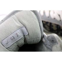 Dior Sneakers High-Top B27 Pelle Grigio Blu